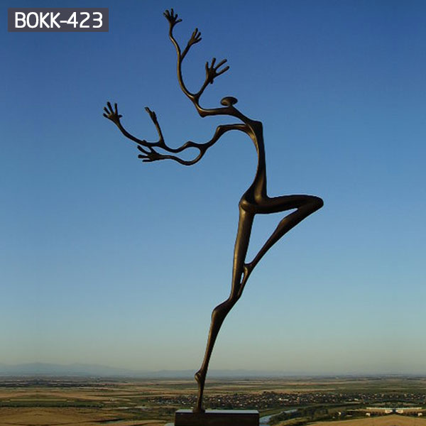 Figure tree modern metal abstract sculptures outdoor 